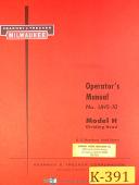Kearney & Trecker-Milwaukee-Kearney & Trecker Model H, Dividing Head Operator\'s Manual 1953-H-Model H-01